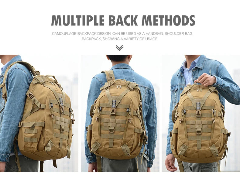 40L Tactical Camping Backpack
