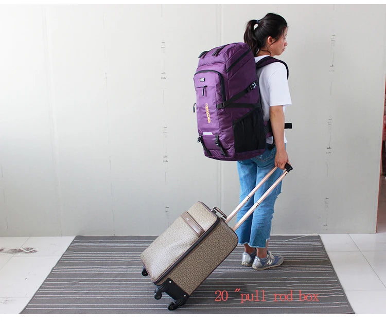80L/50L Large Capacity Outdoor Hiking & Camping Backpack – Travel Rucksack for Men & Women