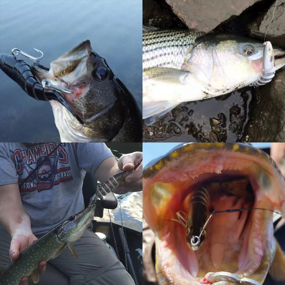 VTAVTA Sinking Jointed Crankbait 8-Segment Swimbait