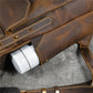 Newsbirds Men's Retro Leather Backpack – Luxury Travel & School Bag