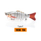 VTAVTA Sinking Jointed Crankbait 8-Segment Swimbait