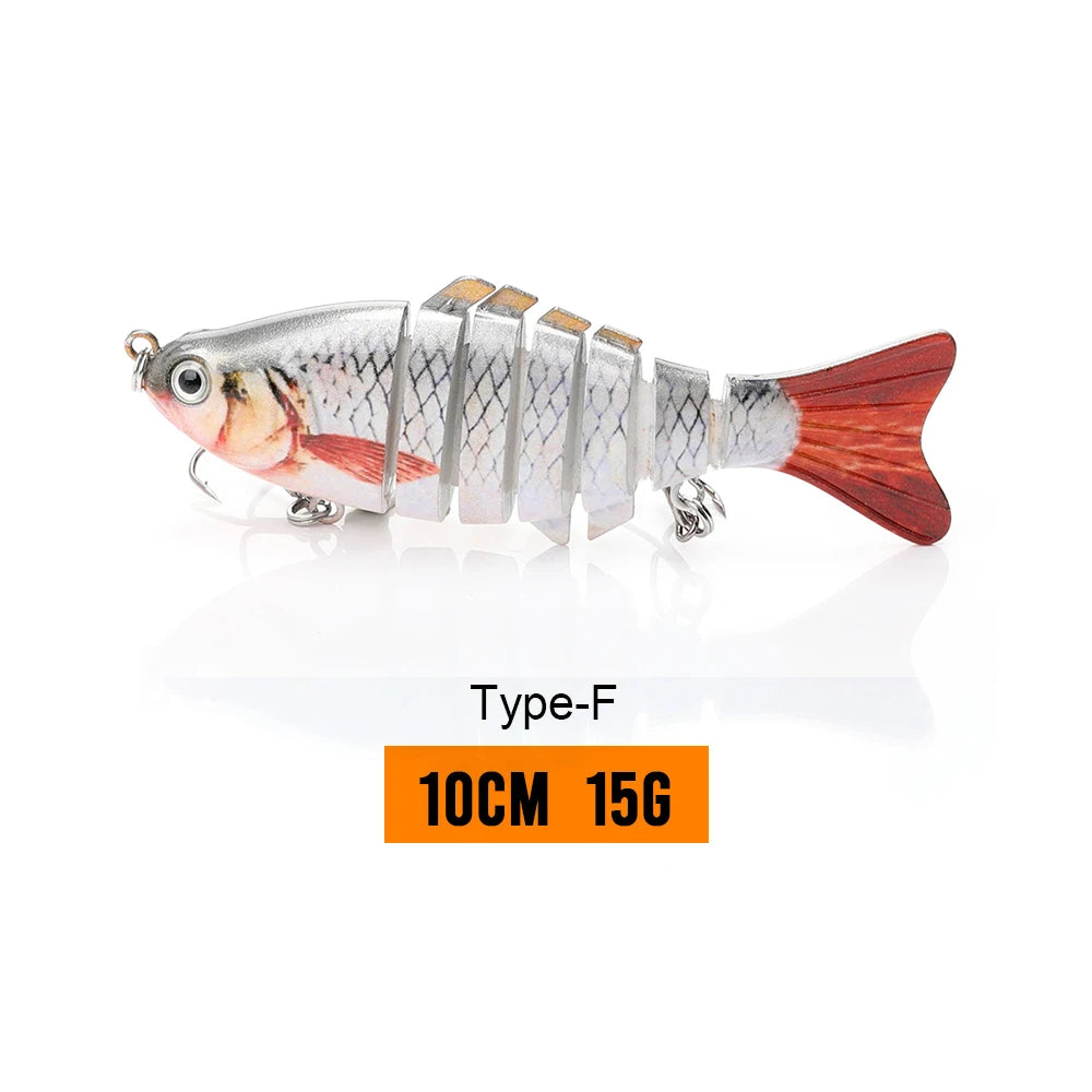 VTAVTA Sinking Jointed Crankbait 8-Segment Swimbait