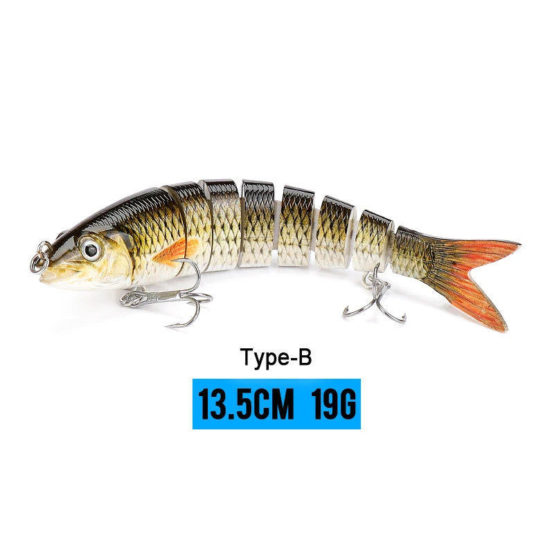 VTAVTA Sinking Jointed Crankbait 8-Segment Swimbait