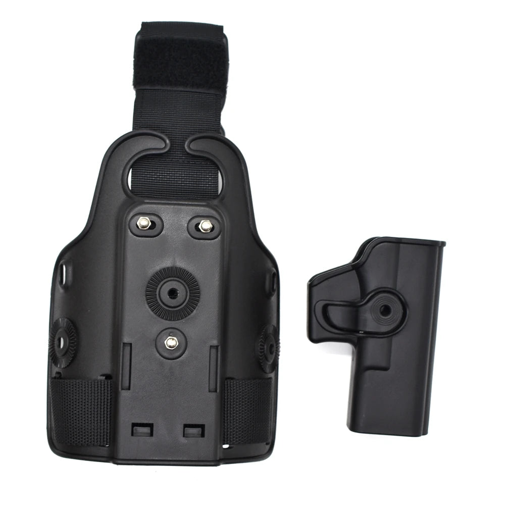 Tactical Drop Leg Pistol Holster for Glock, Colt, Beretta