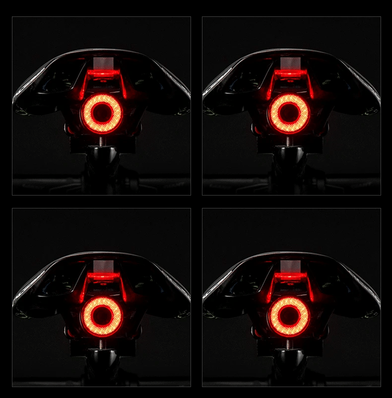 ROCKBROS Bicycle Smart Auto Brake Sensing Light