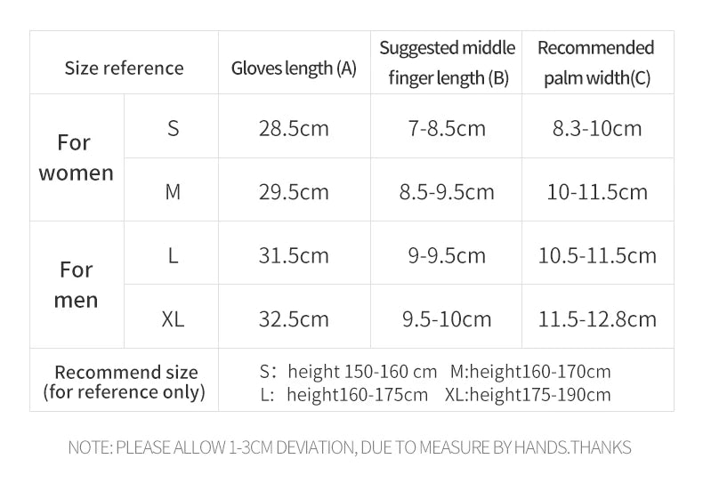 Copozz Waterproof Ski Gloves
