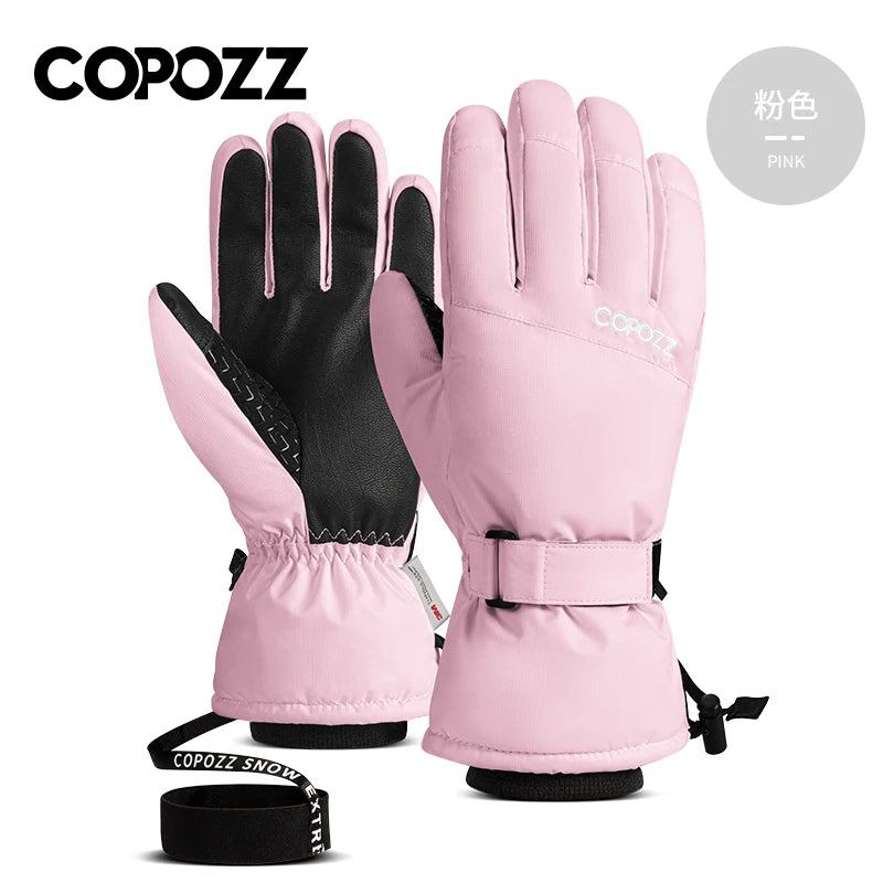 Copozz Waterproof Ski Gloves