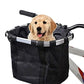Bicycle Front Basket – 2-in-1 Detachable Bike Handlebar Bag for Small Pets & Cargo