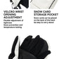 VECTOR Half-Detachable Inner Five-Finger Ski Gloves