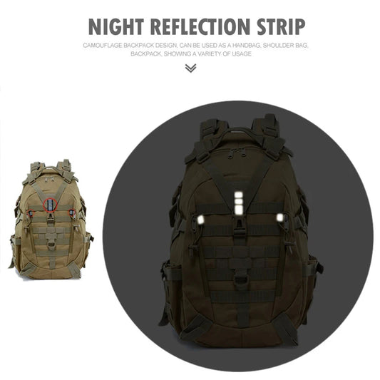40L Tactical Camping Backpack