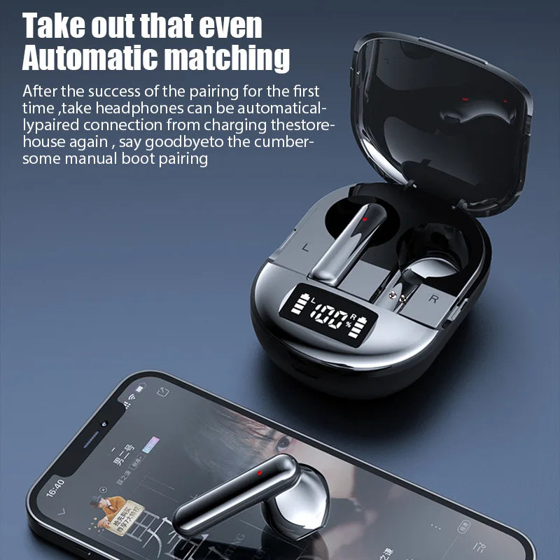 K40 TWS Bluetooth 5.3 Wireless Earbuds with ENC