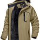 TACVASEN Fleece Lining Mountain Jackets Mens Hiking Jackets