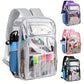 Clear Heavy-Duty PVC Transparent Backpack