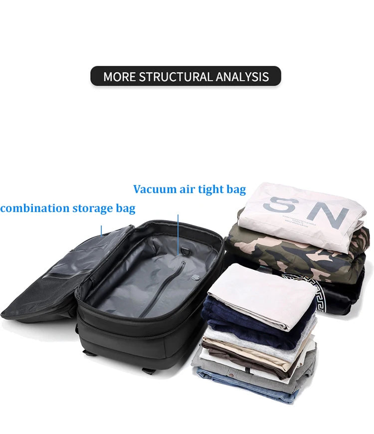 17-Inch Laptop Travel & Business Backpack with Vacuum Compression