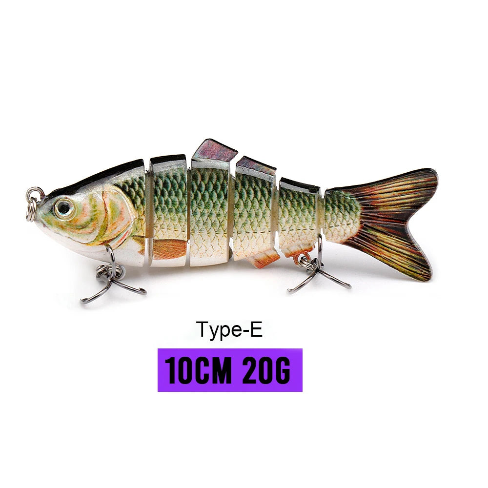 VTAVTA Sinking Jointed Crankbait 8-Segment Swimbait