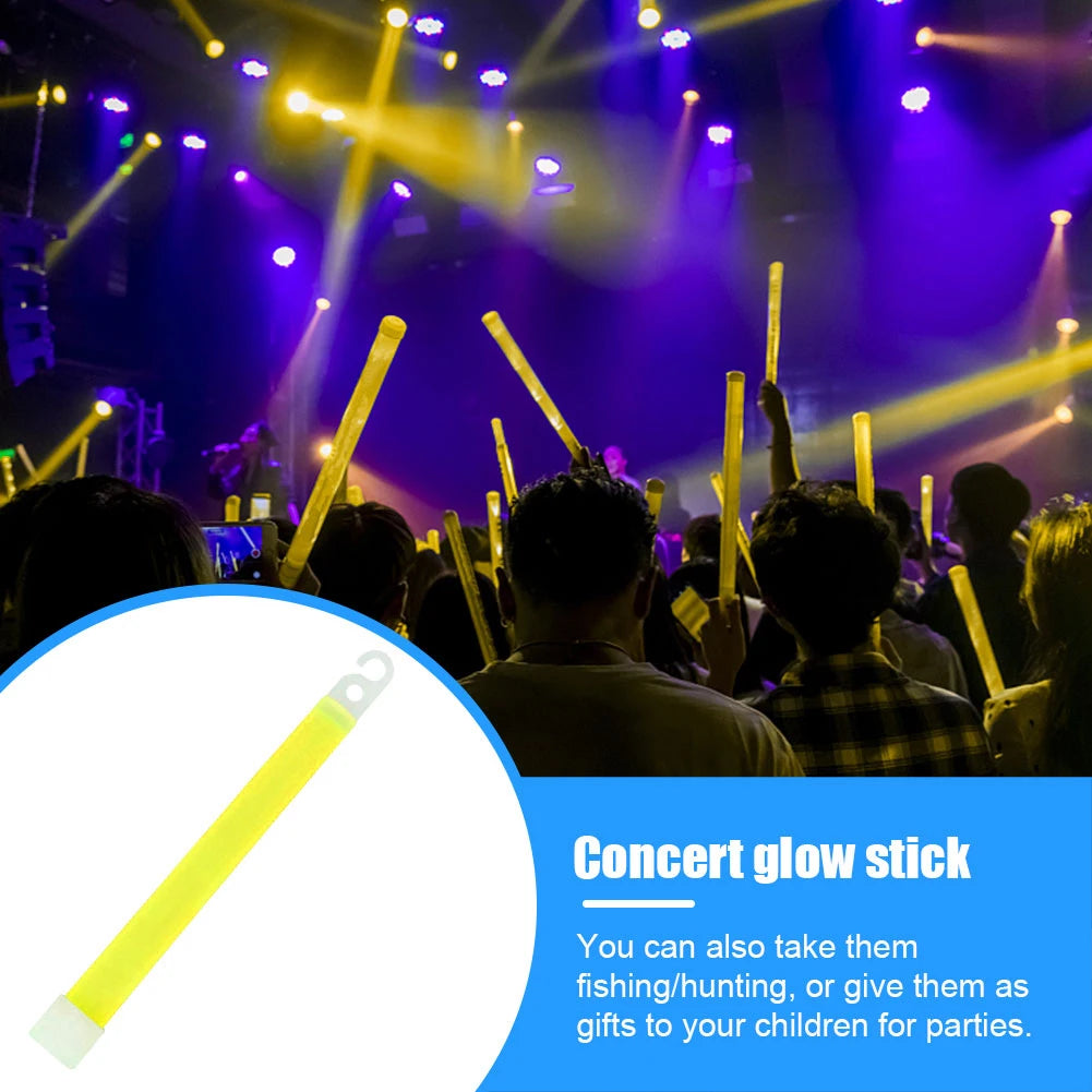 50-5pcs 6 Inch Survival Glow Light Sticks