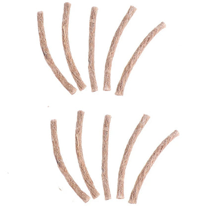 10Pcs Survival Hemp Fire Starters