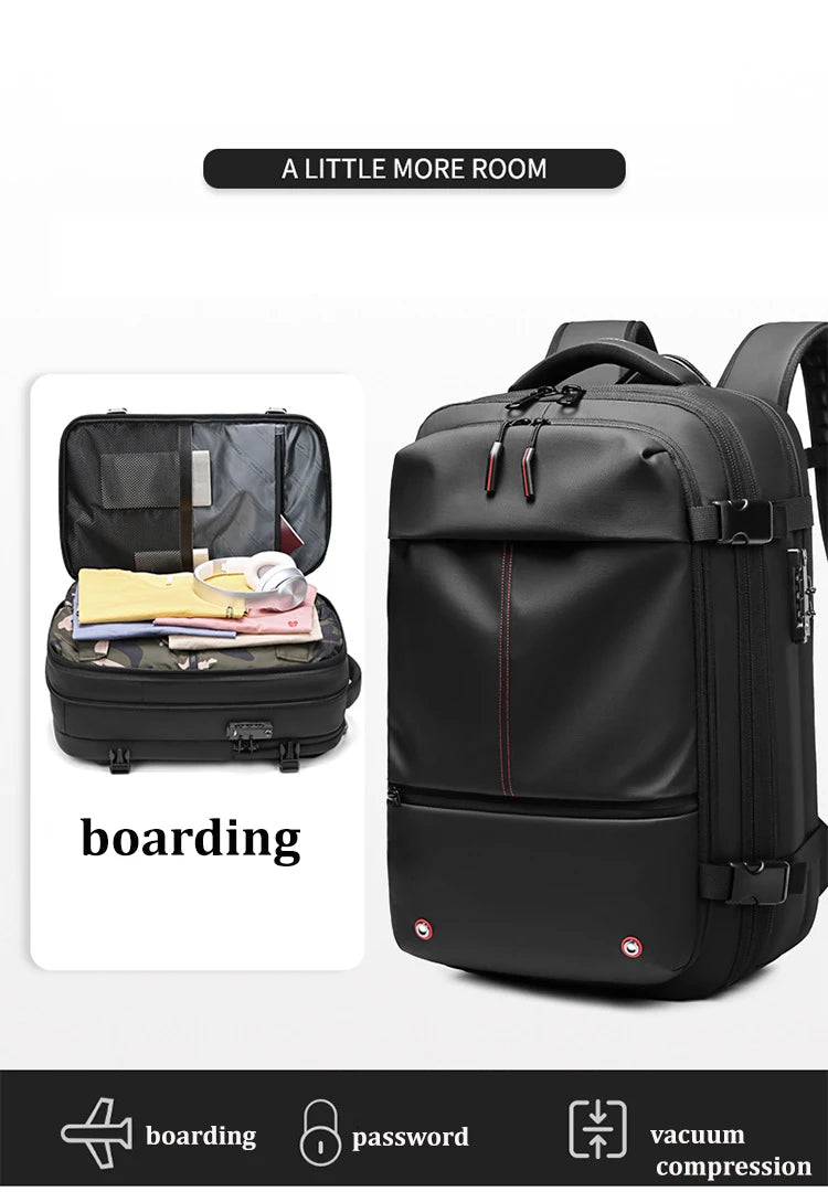 17-Inch Laptop Travel & Business Backpack with Vacuum Compression