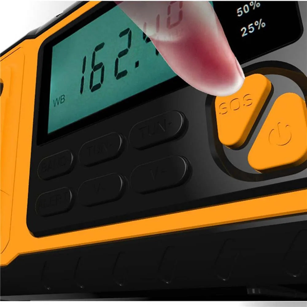 Portable Emergency Solar Power Radio