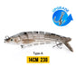 VTAVTA Sinking Jointed Crankbait 8-Segment Swimbait