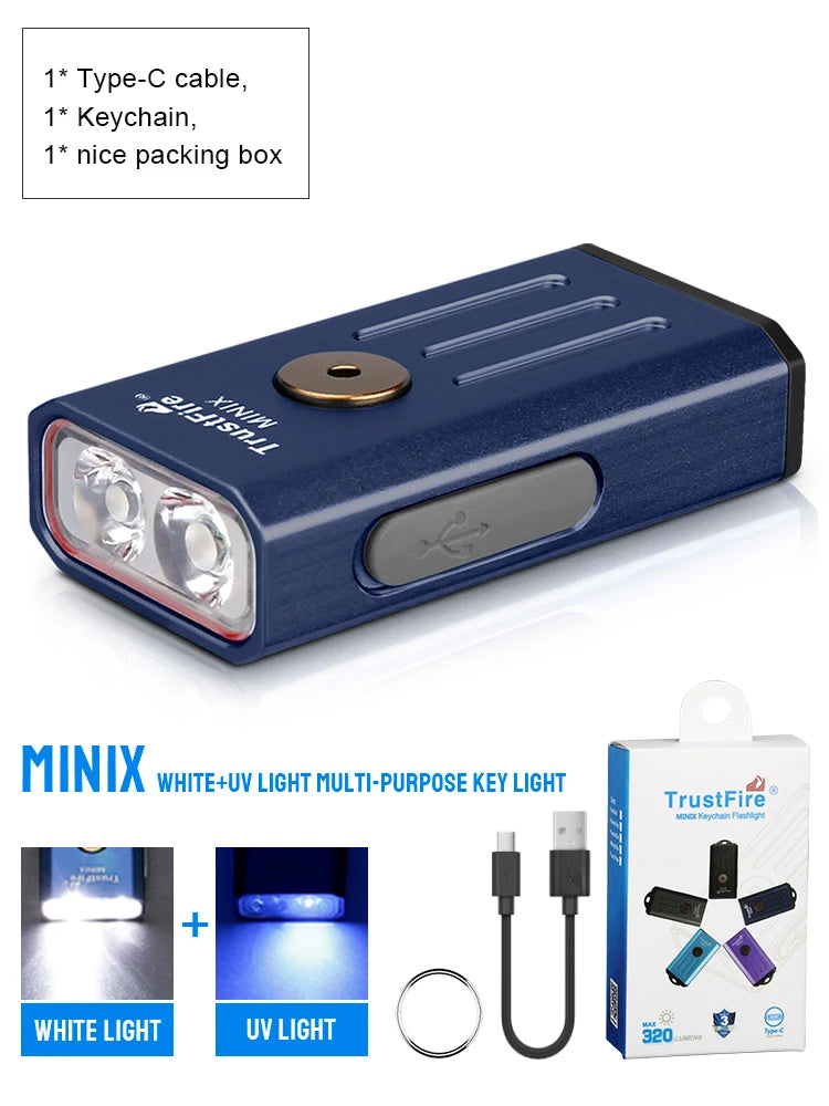 Trustfire Minix Mini EDC Flashlight Keychain