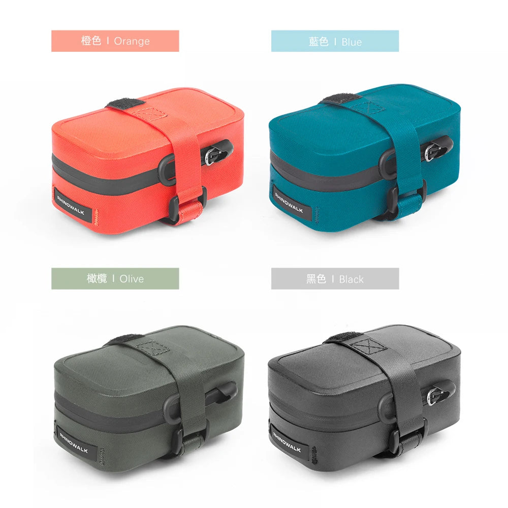 Rhinowalk Bicycle Saddle Bag – Waterproof Bike Seatpost Tail Bag