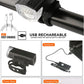 2218 Bike Light Set USB Rechargeable Front Light with Taillight