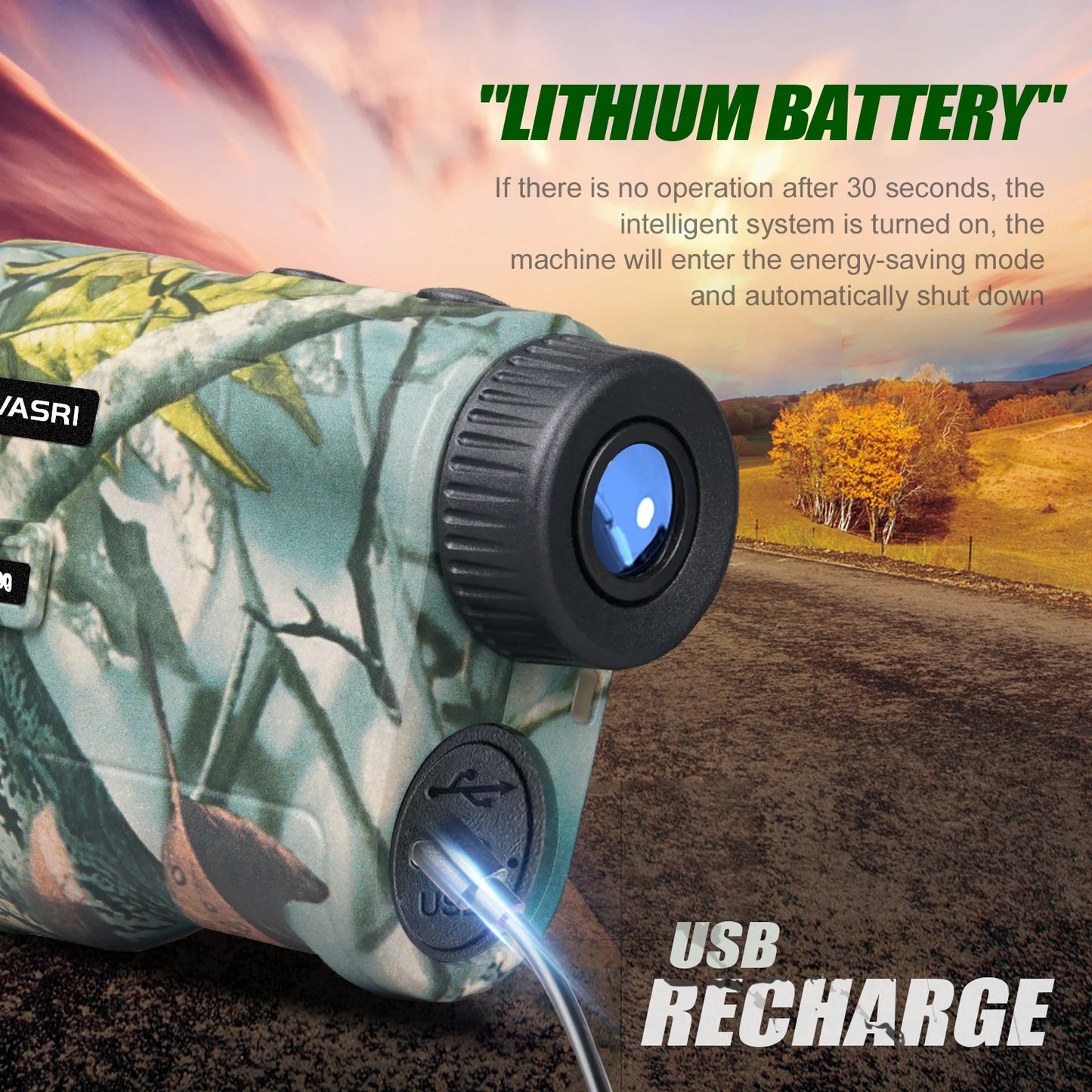 REVASRI Hunting Laser Rangefinder 1000 Yards