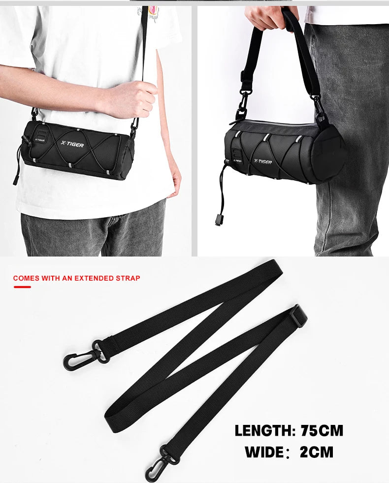 X-TIGER Bike Bag – Portable Handlebar & Frame Tube Bag with Large Capacity