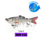 VTAVTA Sinking Jointed Crankbait 8-Segment Swimbait