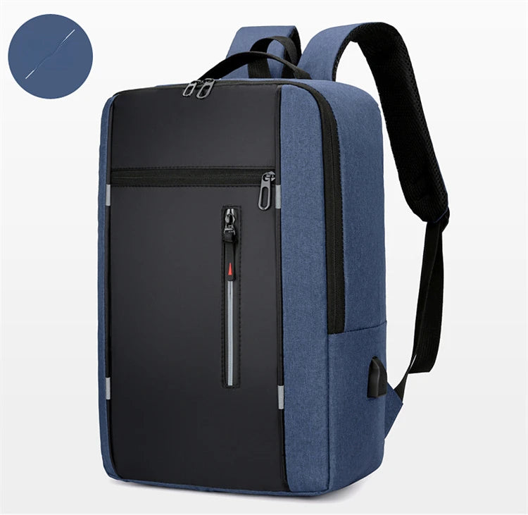 Waterproof Business Laptop Backpack with USB Charging Port