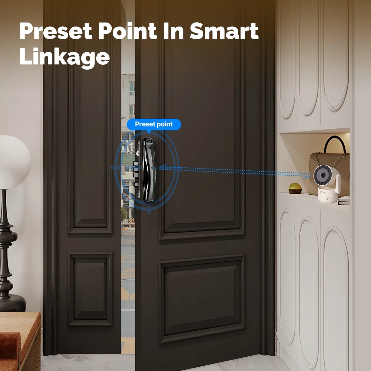 MOESTuya WiFi Indoor Pan/Tilt Smart Security Camera