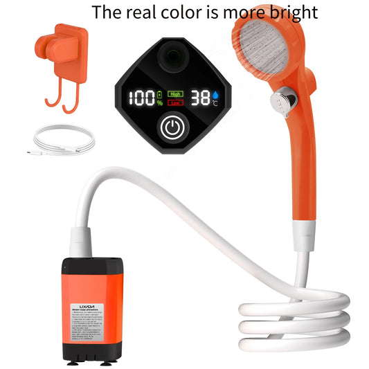 Camping Shower Pump Kit:  Complete Shower Kit