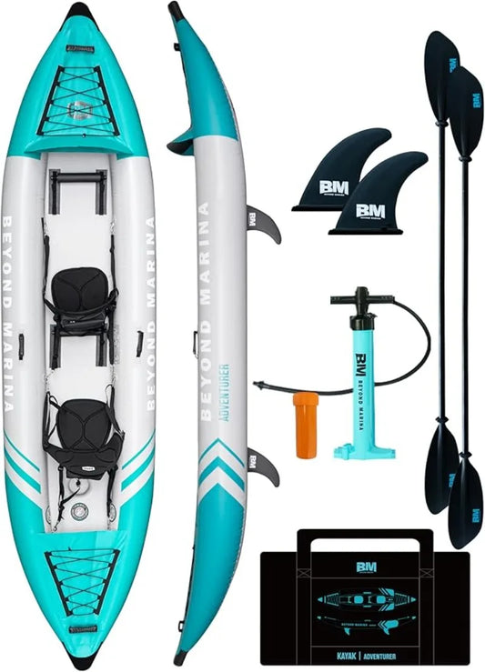 Inflatable Kayak 2 Person Adult Tandem Kayak