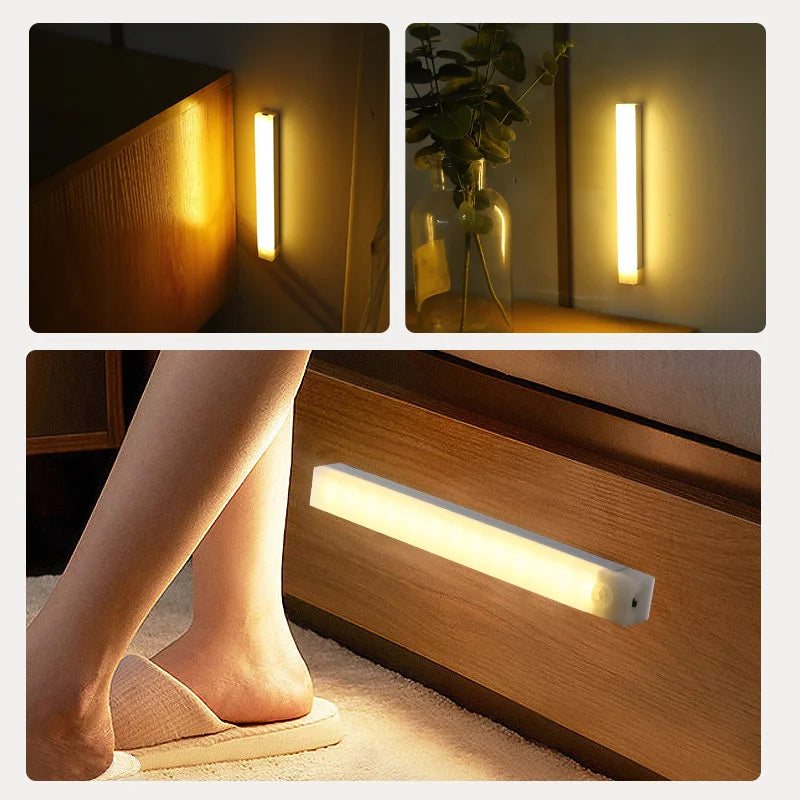 USB Rechargeable Motion Sensor Wireless LED Night Light