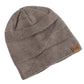 Unisex Slouchy Winter Hats Add Fur Beanie Cap