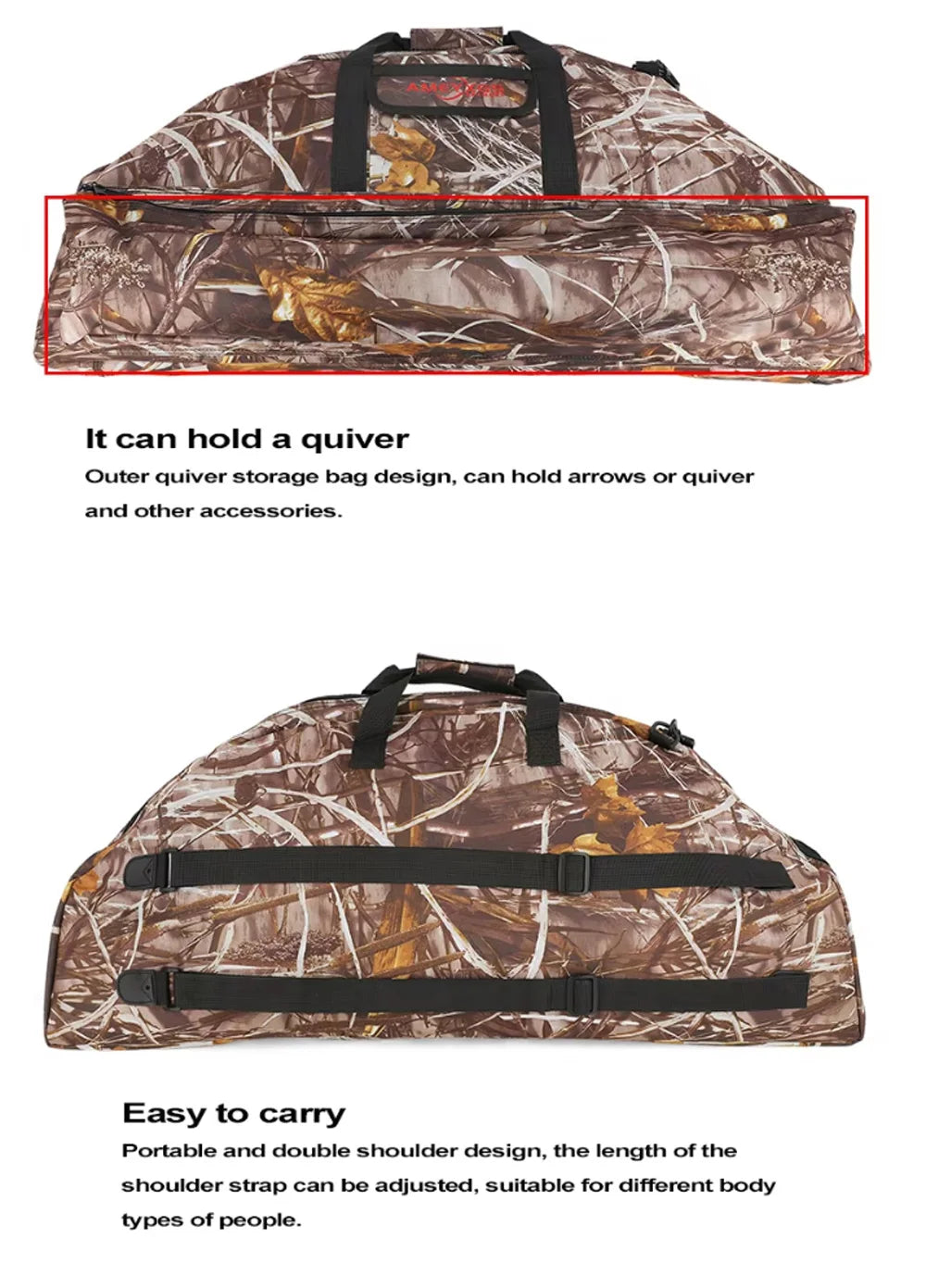 Archery Lightweight Portable Carrying Bow Case