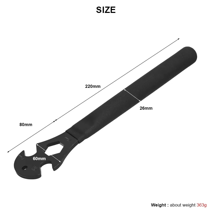 Bicycle Pedal Wrench Extra Long Handle