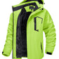 TACVASEN Fleece Lining Mountain Jackets Mens Hiking Jackets
