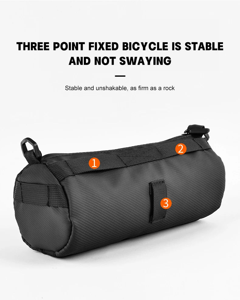 X-TIGER Bike Bag – Portable Handlebar & Frame Tube Bag with Large Capacity