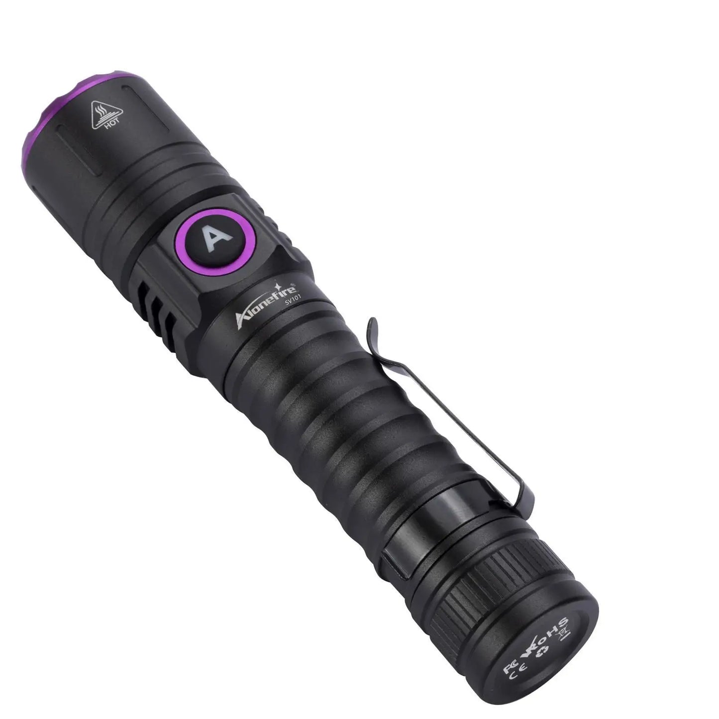 15W High Power UV 395/365nm USB Rechargeable Flashlight