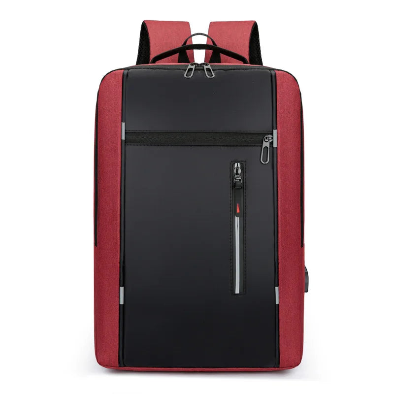 Waterproof Business Laptop Backpack with USB Charging Port