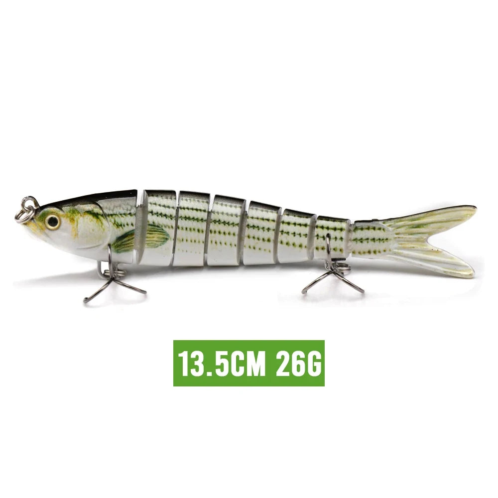 VTAVTA Sinking Jointed Crankbait 8-Segment Swimbait