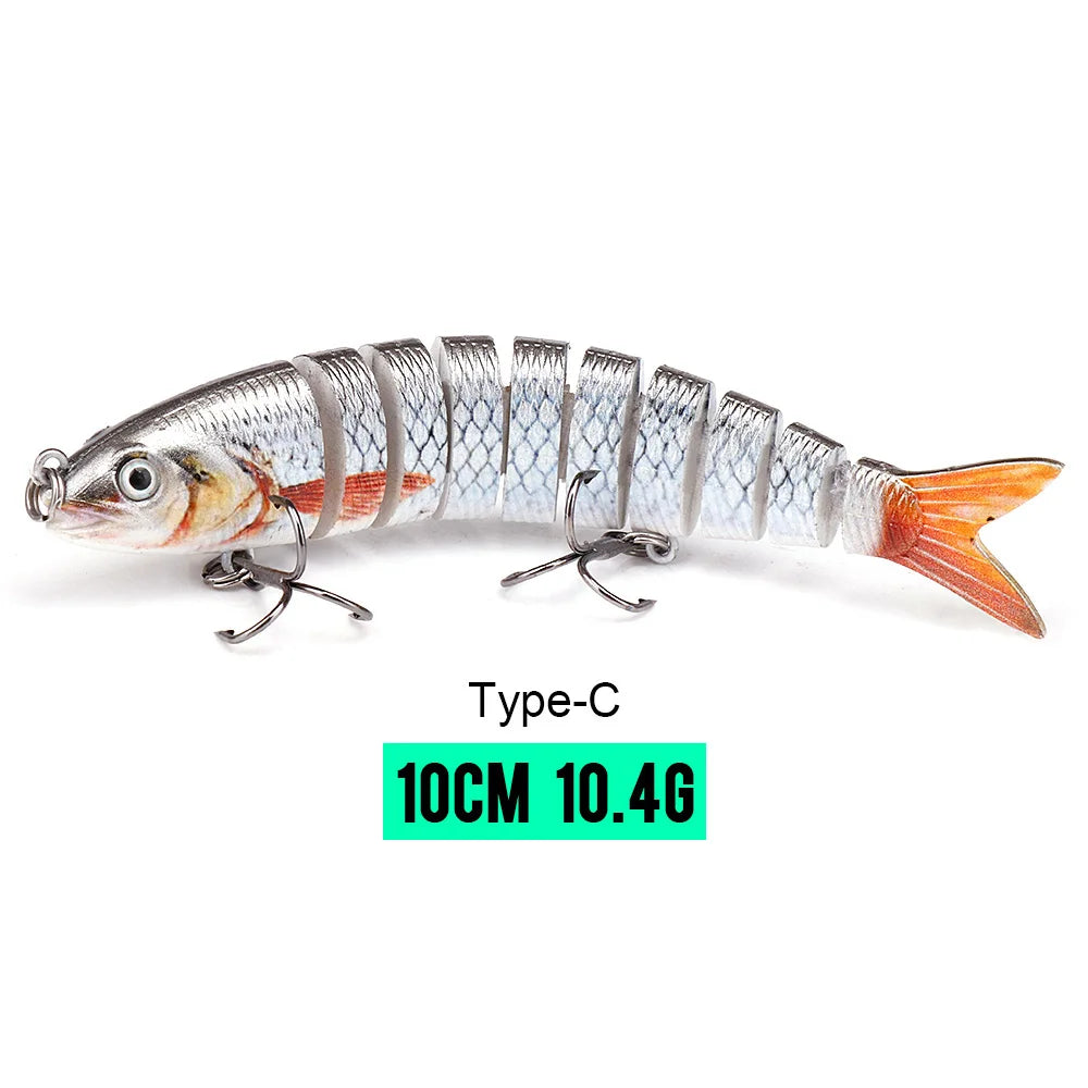 VTAVTA Sinking Jointed Crankbait 8-Segment Swimbait