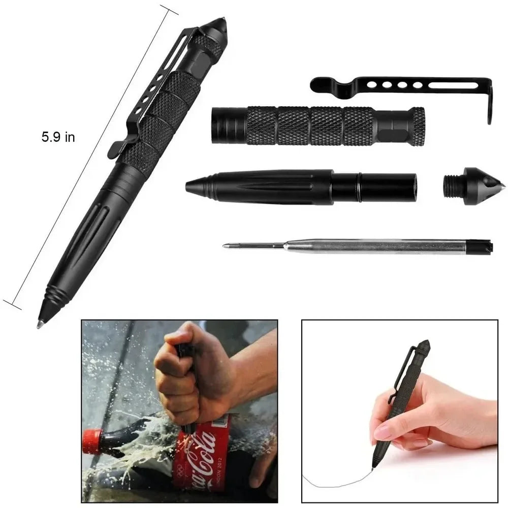 Pen Multifunction Aluminum Alloy Emergency Glass Breaker Pen