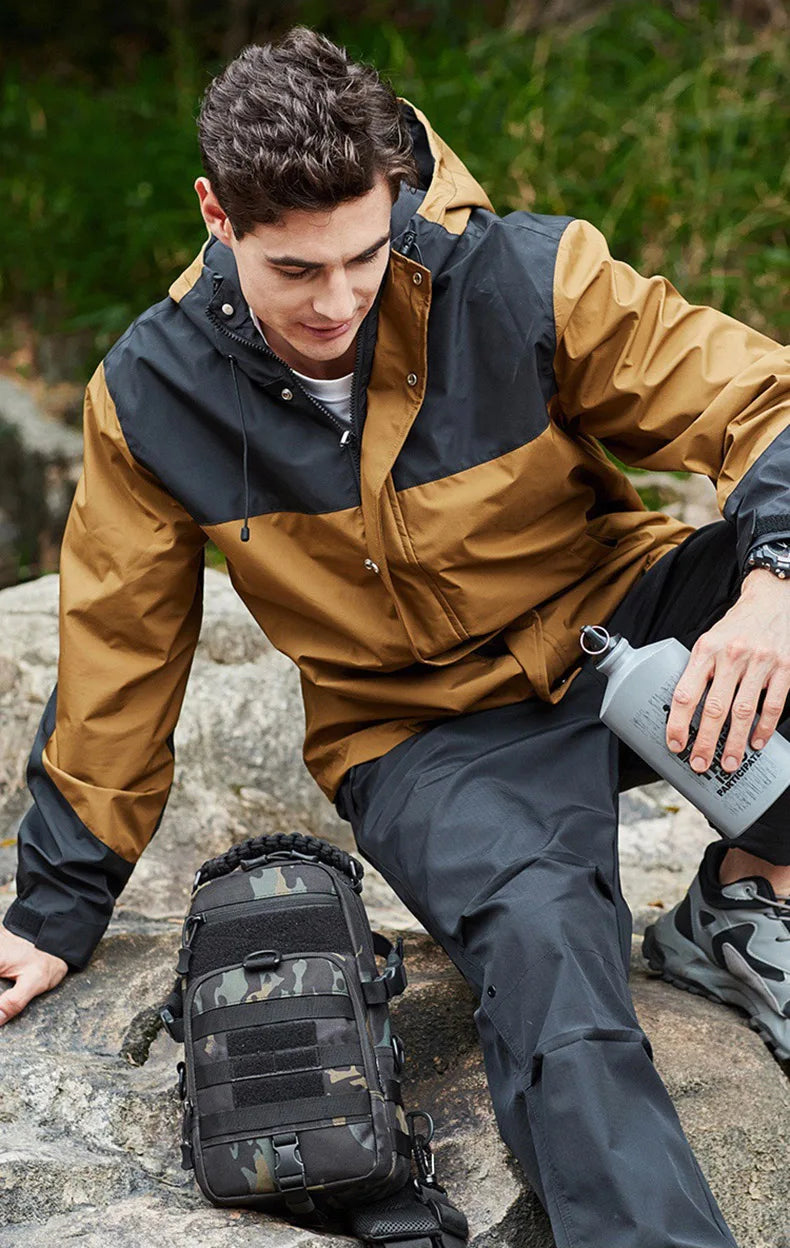 Tactical MOLLE Camping Chest Bag – Outdoor Hiking, Fishing, and Cycling Sling Pack