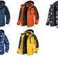 TACVASEN Fleece Lining Mountain Jackets Mens Hiking Jackets