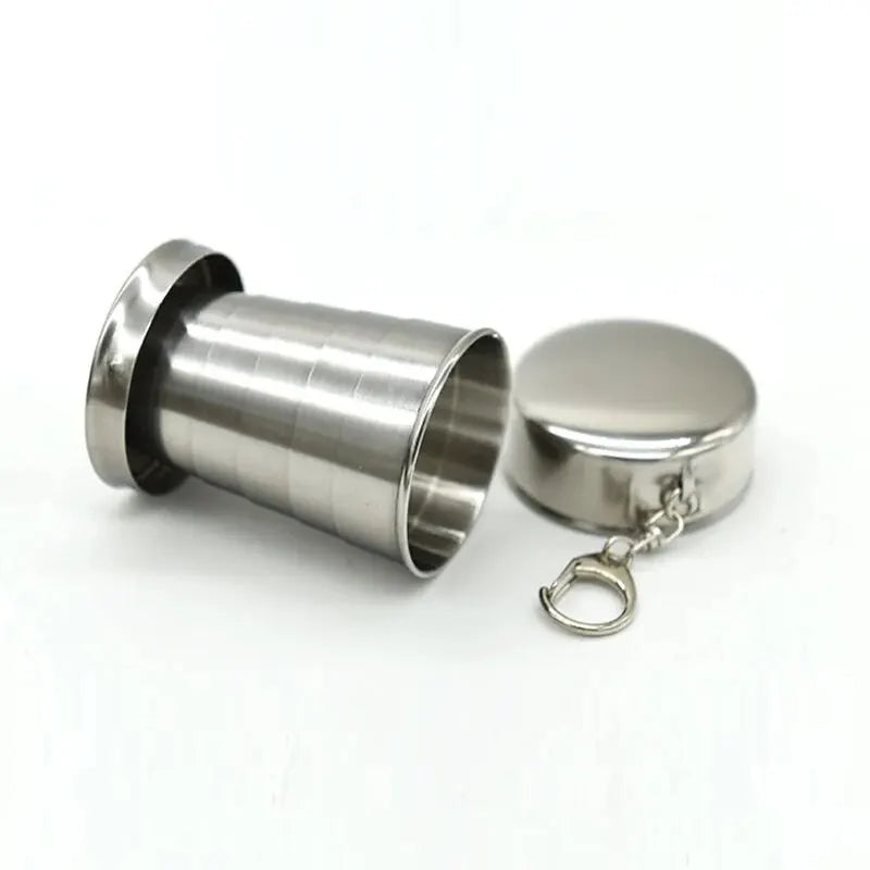 Portable Stainless Steel Telescopic Camping Cup