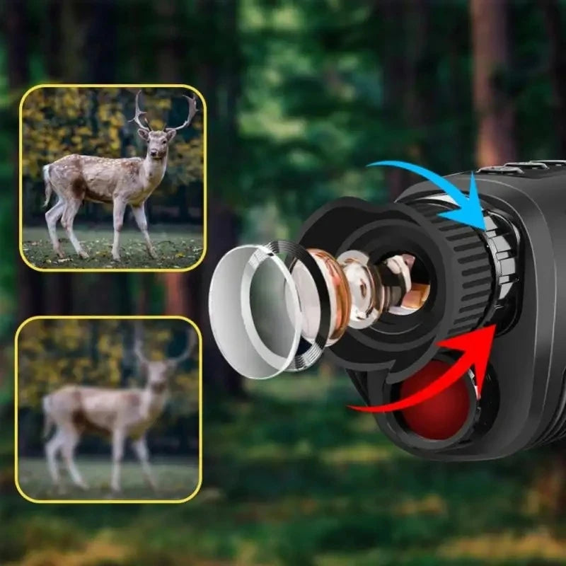 1080P HD Night Vision Monocular with 5X Zoom