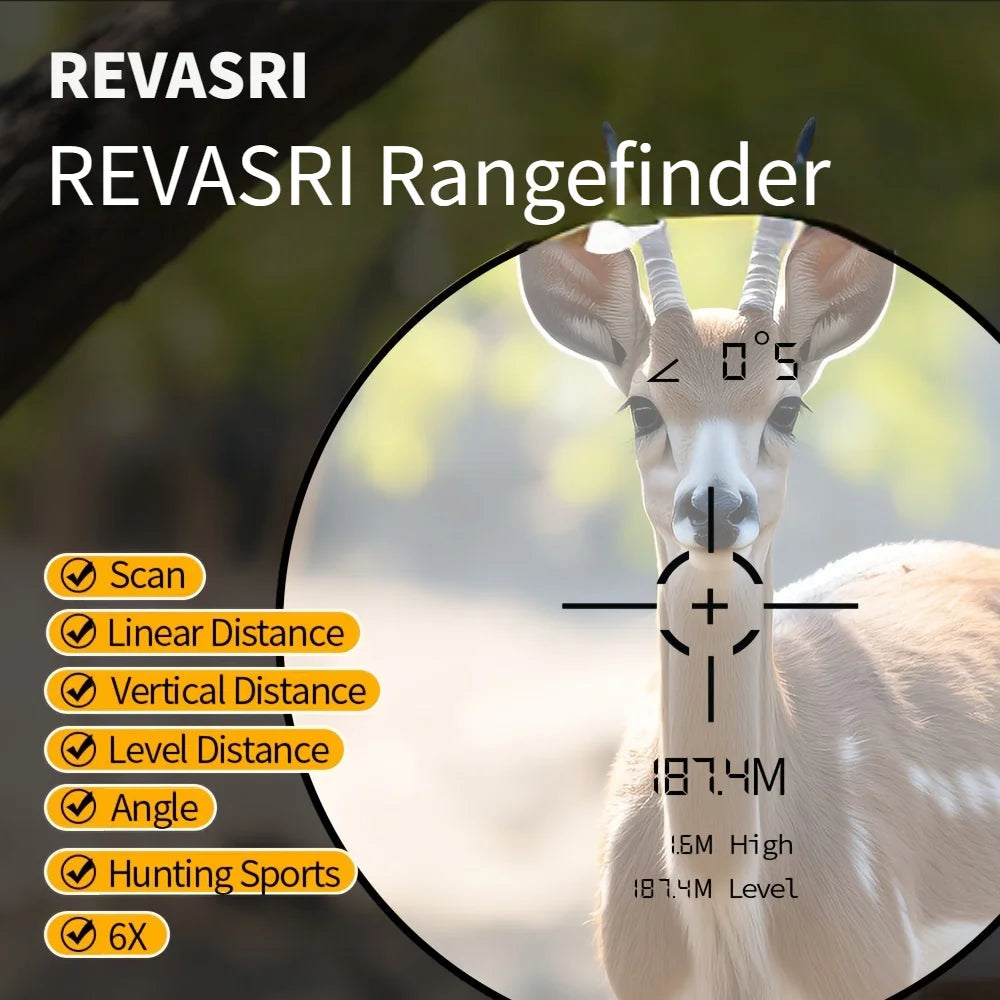REVASRI Hunting Laser Rangefinder 1000 Yards